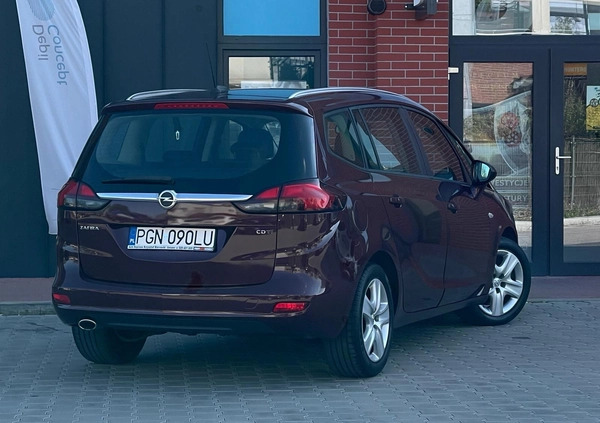 Opel Zafira cena 56690 przebieg: 148000, rok produkcji 2018 z Gniezno małe 121